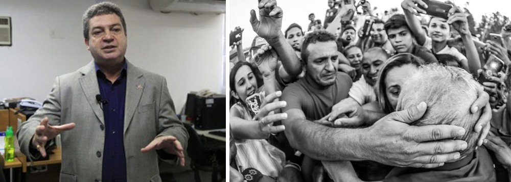 Quando Lula cruzar o Rio São Francisco e desembarcar em Alagoas, estará dando continuidade a uma caravana que defendo o legado do PT, além de significar uma busca pelo renascimento do partido; "É preciso que o PT renasça, mas renasça com um legado, não renasça do zero. O PT nasceu da classe trabalhadora. Nós temos bandeiras de luta que ainda não conquistamos”, explica Ricardo Barbosa, presidente da sigla no estado; caravana montada pelo ex-presidente tem início nesta quinta-feira (17), na Bahia, e segue até o dia 7 de setembro, no Maranhão; durante os próximos 22 dias, Lula percorrerá de ônibus os nove estados do Nordeste