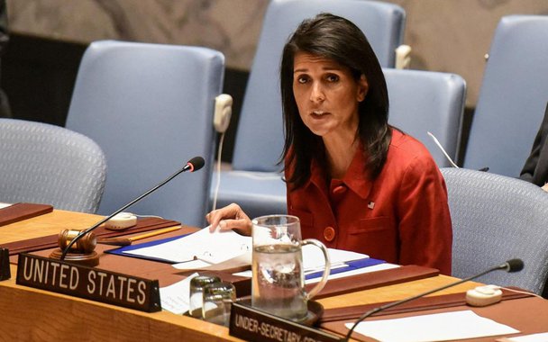 A embaixadora dos Estados Unidos na ONU, Nikki Haley, disse nesta segunda-feira que agora é o momento para o Conselho de Segurança impor "as medidas mais fortes possíveis" contra a Coreia do Norte, devido ao sexto e maior teste nuclear do regime norte-coreano, dizendo "basta"; Haley disse que a abordagem de sanções graduais do conselho de 15 membros contra a Coreia do Norte desde 2006 não funcionou, e disse que o líder norte-coreano, Kim Jong Un, está "pedindo por guerra"