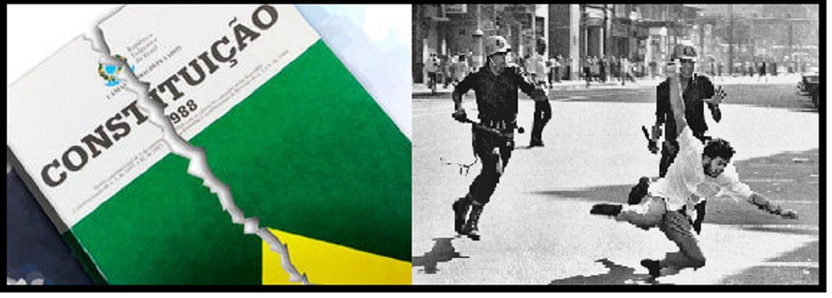 Na história brasileira, a direita sempre confrontou o direito. Os interesses mais escusos motivam a direita a passar por cima dos direitos do povo, a subverter a democracia, a prender sem causa e a matar sem remorso, a jogar às favas os escrúpulos e se perpetuar no poder; Lula, para governar o país, aliou-se com setores da direita; veio Dilma Rousseff e sua reeleição, dentro dos ditames do bom direito, que ocasionou sabotagem da direita e o golpe de 2016; a ascensão de Temer trouxe de volta ao panteão do Planalto a mais reacionária direita, e esta, dia a dia, agride mais e mais o direito do povo brasileiro de ser feliz