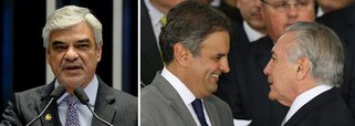 Revoltado com a portaria do governo Michel Temer que "revoga a Lei Áurea e reinstitui o trabalho escravo no Brasil", o líder da oposição no Senado, Humberto Costa (PT-PE), afirmou que a medida foi tomada em troca de votos para livrar "a cara do bandido-geral da República" na Câmara e tem de ser denunciada na Corte Interamericana de Direitos Humanos; "Ele prometeu R$ 200 milhões em emendas para o PSDB livrar a cara dele no Senado e recompensar o PMDB lá na Câmara com apoio ao empastelamento da segunda denúncia da PGR. Desse grande acordo, faz parte a restauração da escravidão", disse
