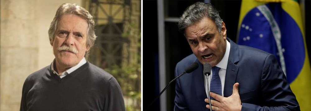"Desisto. Se o PT for de novo 'republicano', desisto. Não estamos vivendo momentos normais", tuitou o ator; que ressaltou não concordar com a decisão do partido de se posicionar contra o afastamento de Aécio Neves do mandato, como determinou o Supremo
