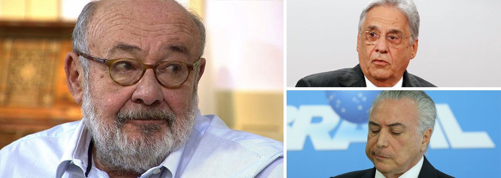 Jornalista Ricardo Kotscho comentou nesta sexta-feira, 5, o que considera ser uma "inversão de papéis" entre o ex-presidente Fernando Henrique Cardoso e Michel Temer; Kotscho lembra que no primeiro mandato de FHC, Michel Temer, já então cacique-mor do PMDB, era o relator do projeto de reforma previdenciária do governo enviado à Câmara; "Na última hora, o Michel Temer mudou coisas muito importantes que havia combinado conosco", relata FHC; "Ou seja, tudo mais ou menos como está acontecendo agora, vinte e um anos depois - e pelas mesmas razões. Em comum, os abusos a que FHC se referia são os direitos adquiridos pelas corporações do funcionalismo público em todos os níveis, mais unidos do que nunca na luta pela manutenção dos seus privilégios na legislação previdenciária", diz Kotscho