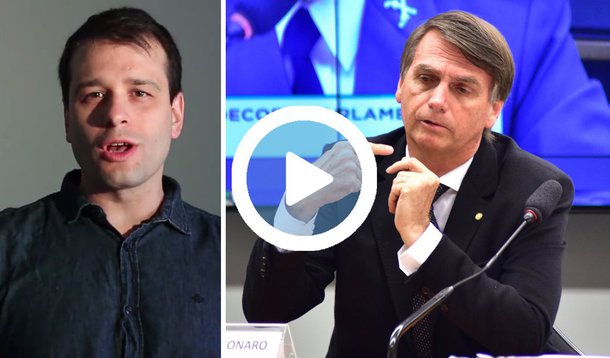 O policial civil do Rio Grande do Sul e ativista digital Leonel Radde apresenta um dossiê do deputado federal Jair Bolsonaro (PSC-RJ); com uma dose de humor, o gaúcho mostra como foi o passado de Bolsonaro no Exército, acusado de tramar um atentato terrorista, e lista as polêmicas em que o "mito" da ultradireita está envolvido; "Se você apoia Bolsonaro, você pode ser considerado machista, misógino, homofóbico, fascista, racista e autoritário. Apoia dois pesos e duas medidas contra a corrupção. Não está interessado realmente na Segurança Pública e quer simplesmente praticar a violência", afirma; assista acima 