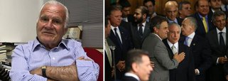 O jornalista Mino Carta, editor da revista Carta Capital, criticou a "resignação" do povo brasileiro diante da atual crise política e dos retrocessos promovidos por Michel Temer e seus aliados depois do golpe parlamentar de 2016; "A resignação do povo é de verdade a da população em bloco, com a exceção dos donos da mansão senhorial. A jaula está na mente de todos como fatalidade inescapável. Temos uma história de golpes e falsas revoluções. Quem sabe ainda venha o dia de entendermos que a conciliação é a das chamadas elites (elites?) e que o Brasil somente mudará se for tomada a casa-grande", diz Carta em artigo 