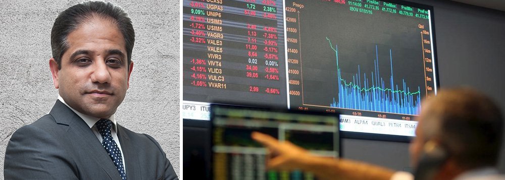 Analista técnico indiano Sandy Jadeja, que ficou conhecido por antecipar o "Flash Crash" da bolsa norte-americana em 24 de agosto de 2015, diz que o clima de euforia da bolsa brasileira está com os dias contados, a despeito de subir mais de 100% em 20 meses; "Na minha visão, o Ibovespa atingiu um ponto de inflexão e está em um bom momento para o investidor realizar os lucros [encerrar as operações compradas]", disse Jadeja
