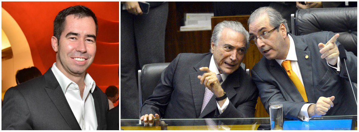 Fundador da Gol, empresário Henrique Constantino disse ter se encontrado com Michel Temer após um acerto com Eduardo Cunha; ele relatou a procuradores que o peemedebista avalizou uma contribuição ilegal de R$ 10 milhões de suas empresas a políticos do PMDB e a campanhas em 2012, na época em que era vice-presidente; o ex-deputado federal Henrique Eduardo Alves (PMDB-RN) também teria participado do encontro, que não foi registrado na agenda oficial de Temer; antes da Gol, a Odebrecht já havia denunciado participação em reunião com Temer para acertar repasse de US$ 40 milhões em propina ao PMDB