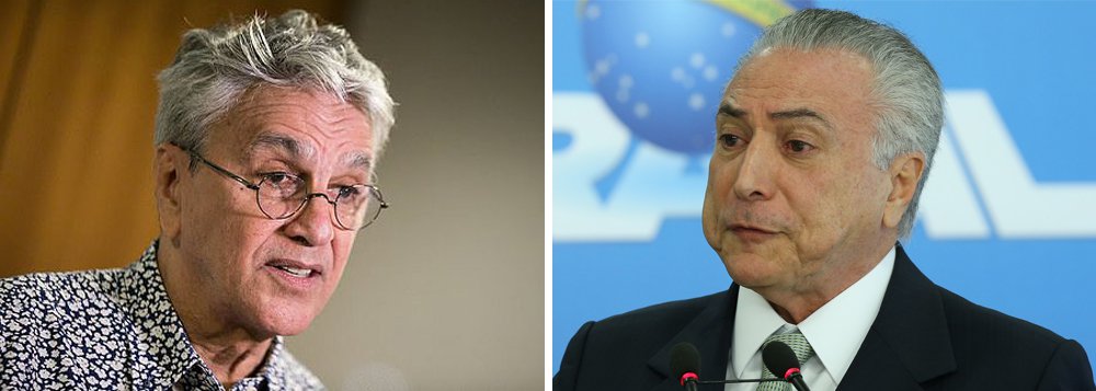 O cantor e compositor Caetano Veloso diz que não está surpreso com a guinada conservadora que grandes países, como Estados Unidos com Donald Trump e Brasil com Michel Temer, estão dando; ele pondera, porém, que torce para que os ajustes propostos por Temer deem certo, mas lamenta que não tem essa esperança; "Mais prosaicamente, às vezes torço para que os ajustes do governo Temer deem certo, só porque não gosto de ver o Brasil não funcionar. Esses ajustes dos golpistas que prometem pouco a poucos e a prazo longuíssimo não sugerem nada disso. Principalmente quando parecem prometer somente aos poucos que já têm relativamente muito"