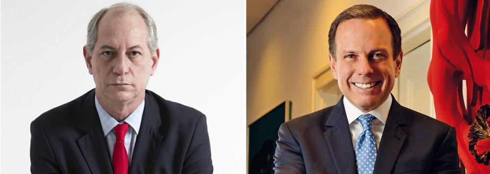 "O marqueteiro paulistano pisou feio na bola. É tudo o que Ciro poderia querer, porque lhe abre uma polêmica que só traz vantagens e com um personagem cujos truques para aparecer só convencem mesmo os parvos", diz Fernando Brito, sobre o embate entre os presidenciáveis Ciro Gomes, do PDT, e João Doria, do PSDB