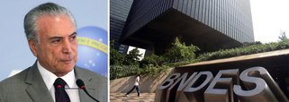 Desembolsos feitos pelo Banco Nacional de Desenvolvimento Econômico e Social (BNDES) no primeiro bimestre deste ano somaram R$ 10 bilhões, dos quais R$ 5,3 bilhões foram liberados em fevereiro.; em comparação ao acumulado janeiro/fevereiro do ano passado, houve retração de 16%.; segundo a instituição, resultado ainda é reflexo da redução de investimentos observada na economia; BNDES observou, entretanto, que já é sentida uma diminuição no ritmo de redução dos desembolsos desde o segundo semestre de 2016, ou seja, pouco após o golpe parlamentar que levou Michel Temer ao poder