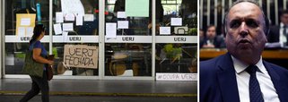  Um dia após a homologação do acordo de recuperação fiscal do estado do Rio, que prevê ajuste fiscal de R$ 63 bilhões até 2020, o governador Luiz Fernando Pezão afirmou que não pretende privatizar a Universidade Estadual do Rio de Janeiro (UeRJ), como chegou a ser cogitado após a aprovação; "Foi feita essa sugestão, mas isso é totalmente fora de questão, ainda mais uma universidade estadual de excelência como a Uerj", afirmou Pezão