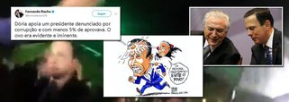 O escracho é um método polêmico – e muitas vezes condenável – de ação política; no entanto, é o preço que alguns políticos estão pagando por apoiar o governo mais corrupto da história do Brasil, que conquistou o poder por meio de um golpe, e que tem menos de 5% de aprovação; "Doria apoia um presidente denunciado por corrupção e com menos de 5% de aprovação. O ovo era evidente e iminente", escreveu o procurador Fernando Rocha