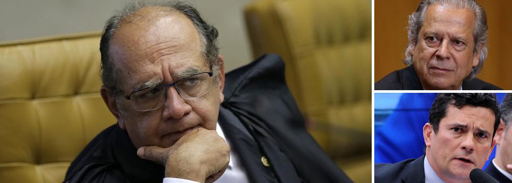 "O que tem de gente furiosa com o Gilmar Mendes não está no gibi! Para a força tarefa de Curitiba ele cometeu a maior das heresias: soltou José Dirceu. Jamais poderia ter colocado na rua – nem que seja por alguns dias ou meses – o troféu de Moro", escreve Alex Solnik; "Aqui neste espaço eu já critiquei muitas atitudes de Gilmar Mendes. Desta vez, no entanto, ele está coberto de razão. Se a constituição diz que ninguém pode ser preso antes de condenação em segunda instância, isso deve valer para todos, inclusive para Dirceu. E para a Lava Jato", destaca o jornalista; para ele, Gilmar Mendes "deu o pontapé inicial do tão necessário 'desempoderamento' da Lava Jato"; "A lei é para todos - inclusive para Moro", conclui