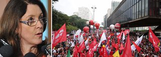 "Foi maior, muito maior do que imaginavam o governo e a própria oposição o movimento que paralisou transportes e escolas Brasil afora e culminou em manifestações nas principais capitais, destacando-se a reocupação da Paulista pelas forças vermelhas em São Paulo", afirma a jornalista Helena Chagas, dos Divergentes; ele diz que há ainda o temor (pelo governo) do chamado "efeito cascata, desencadeando outros protestos", e de que os atos influenciem os parlamentares, que vão votar as reformas, uma vez que "costumam ser extremamente sensíveis às ruas, sobretudo em anos pré-eleitorais"