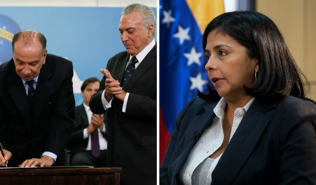 A ministra das Relações Exteriores da Venezuela, Delcy Rodríguez, afirmou nesta terça-feira (7) que o novo chanceler do Brasil, Aloysio Nunes, começou "com o pé esquerdo" suas funções como diplomata, depois que ele atacou o país, ao denunciar que lá existe uma "escalada autoritária", e expressar sua "preocupação" com isso