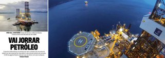 Revista da família Civita retrata com alegria a entrega de campos do pré-sal pelo governo de Michel Temer; no texto, Veja concede amplo espaço para o presidente da estatal norueguesa Statoil, Eldar Saetre, que celebra as decisões do governo Temer que estão desnacionalizando a cadeia de petróleo e gás no País; "Ponto positivo é o fim da obrigatoriedade de ter a Petrobras como sócia em todos os campos do pré-sal. Também vejo com bons olhos a flexibilização da política do conteúdo nacional, que determinava a compra de uma enormidade de itens produzidos pela indústria local", afirma Saetre; o engenheiro e professor Roberto Moraes já alertou que o País perderá o dobro do que foi descoberto na Lava Jato com os leilões
 