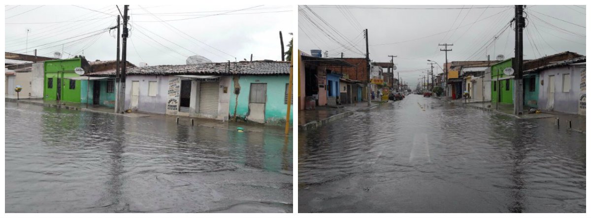 As fortes chuvas que caem em Alagoas deixaram ao menos 40 pessoas desalojadas no município de Marechal Deodoro, município da grande Maceió; ao todo, 111 famílias foram afetadas pelo temporal; muitas foram encaminhadas para abrigos; vários rios já apresentam níveis elevados