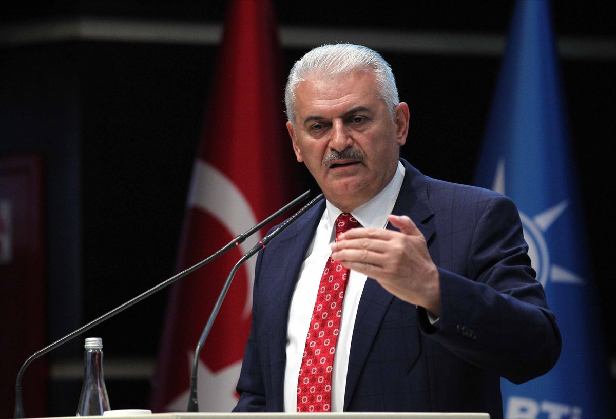 O primeiro-ministro da Turquia, Binali Yildirim