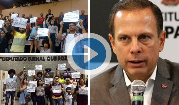 O prefeito de São Paulo, João Doria Júnior, mais uma vez abandonou a cidade de São Paulo e foi fazer campanha presidencial antecipada. Desta vez, em Aracaju (SE), onde foi hostilizado. Fora, Doria, fora de Sergipe com sua ração" foi um dos gritos dos manifestantes