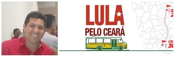 O presidente do Partido dos Trabalhadores do Ceará, Fco. de Assis Diniz confirmou que está tudo pronto para a visita da "Caravana Lula pelo Brasil", que chega na manhã desta terça-feira (29), ao Ceará, onde visitará as regiões do Sertão Central e Cariri. No final de semana De Assis esteve com a equipe da precursão da caravana finalizando os detalhes do roteiro a ser cumprido. Após uma avaliação do percurso, a equipe fez uma alteração e a caravana do ex-presidente Lula deve passar pelo município de Várzea Alegre, em direção ao Crato e não mais passar em Caririaçu, como estava previsto inicialmente