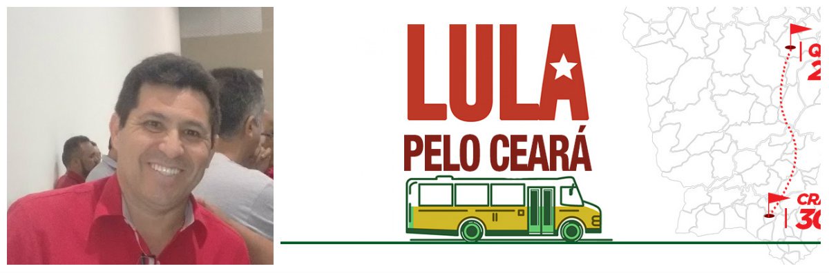 O presidente do Partido dos Trabalhadores do Ceará, Fco. de Assis Diniz confirmou que está tudo pronto para a visita da "Caravana Lula pelo Brasil", que chega na manhã desta terça-feira (29), ao Ceará, onde visitará as regiões do Sertão Central e Cariri. No final de semana De Assis esteve com a equipe da precursão da caravana finalizando os detalhes do roteiro a ser cumprido. Após uma avaliação do percurso, a equipe fez uma alteração e a caravana do ex-presidente Lula deve passar pelo município de Várzea Alegre, em direção ao Crato e não mais passar em Caririaçu, como estava previsto inicialmente