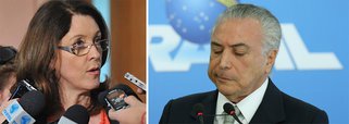 Jornalista Helena Chagas, do blog Os Divergentes, afirmou nesta terça-feira, 13, que o sonho de Michel Temer era ter um procurador geral da República para chamar de seu; "Uma espécie de Geraldo Brindeiro, aquele que, nos idos do governo Fernando Henrique Cardoso, era conhecido nas rodas brasilienses de engavetador geral da República", diz Chagas, lembrando que naquela época não havia lista tríplice para escolha do PGR; para a jornalista, "Temer está entre a cruz e a caldeirinha, ou seja, o retrocesso e a incerteza."