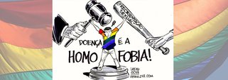O chargista Carlos Latuff criticou nesta segunda-feira, 18, a decisão do juiz Waldemar Cláudio de Carvalho, da Justiça Federal do Distrito Federal, concedeu decisão liminar que abre caminho para a chamada “cura gay”: pela decisão, profissionais de psicologia poderiam atender homossexuais e utilizar “terapias de reversão sexual”; "Doença é a homofobia", diz Latuff em sua charge especial para o 247