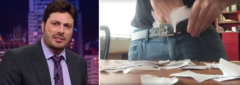 Estamos vivendo a época da idiotização social. Quanto mais escroto e imbecil uma pessoa possa ser, mais aparecem seguidores igualmente escrotos para bradar a imbecilidade alheia. Foi assim com o vídeo do pseudo humorista Danilo Gentili, em que ele rasga e esfrega nas partes íntimas a notificação extrajudicial enviada pela deputada Maria do Rosário