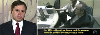 Jornalista Gerson Camarotti afirmou que a divulgação dos vídeos em que o doleiro Lúcio Funaro relata como se dava o pagamento de propina ao ex-presidente da Câmara Eduardo Cunha e a Michel Temer tem poder de fogo para derrubar o peemedebista; "A avaliação no governo é de que, apesar do conteúdo já ter sido usado para a elaboração da segunda denúncia contra o presidente Michel Temer, a imagem de Funaro relatando o esquema da cúpula do PMDB da Câmara terá impacto na opinião pública e será explorado pela oposição na Comissão de Constituição e Justiça", diz Camarotti