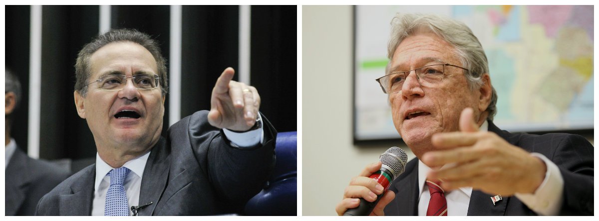 Os entendimentos visando a reedição da dobradinha entre o senador Renan Calheiros (PMDB-AL) e o ex-governador Teotonio Vilela (PSDB) estariam adiantadas na disputa pelas duas vagas, em 2018, ao Senado; história foi citada uma fonte do PDB e a mesma possibilidade foi revelada para um grupo de políticos que esteve em reunião na sede do governo de Alagoas com dirigentes máximos do PMDB local, recentemente