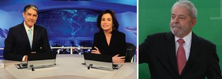 Blog do jornalista Fernando Morais disse ao ver a "aparência tremebunda e o desapontamento" dos âncoras e repórteres do Jornal Nacional, Globonews e Jornal das 10 após o interrogatório do ex-presidente Lula pelo juiz Sergio Moro, sugere à emissora da família Marinho "interrogar" Lula em seu principal telejornal, o Jornal Nacional; "Como Lula não costuma falar para as Organizações Globo, eu me comprometo a fazer a intermediação e tentar convencer o presidente a aceitar o convite. Só tem uma exigência: tem que ser ao vivo. E aí, Marinhos, topam o desafio? Respostas inbox, por favor", diz Morais 