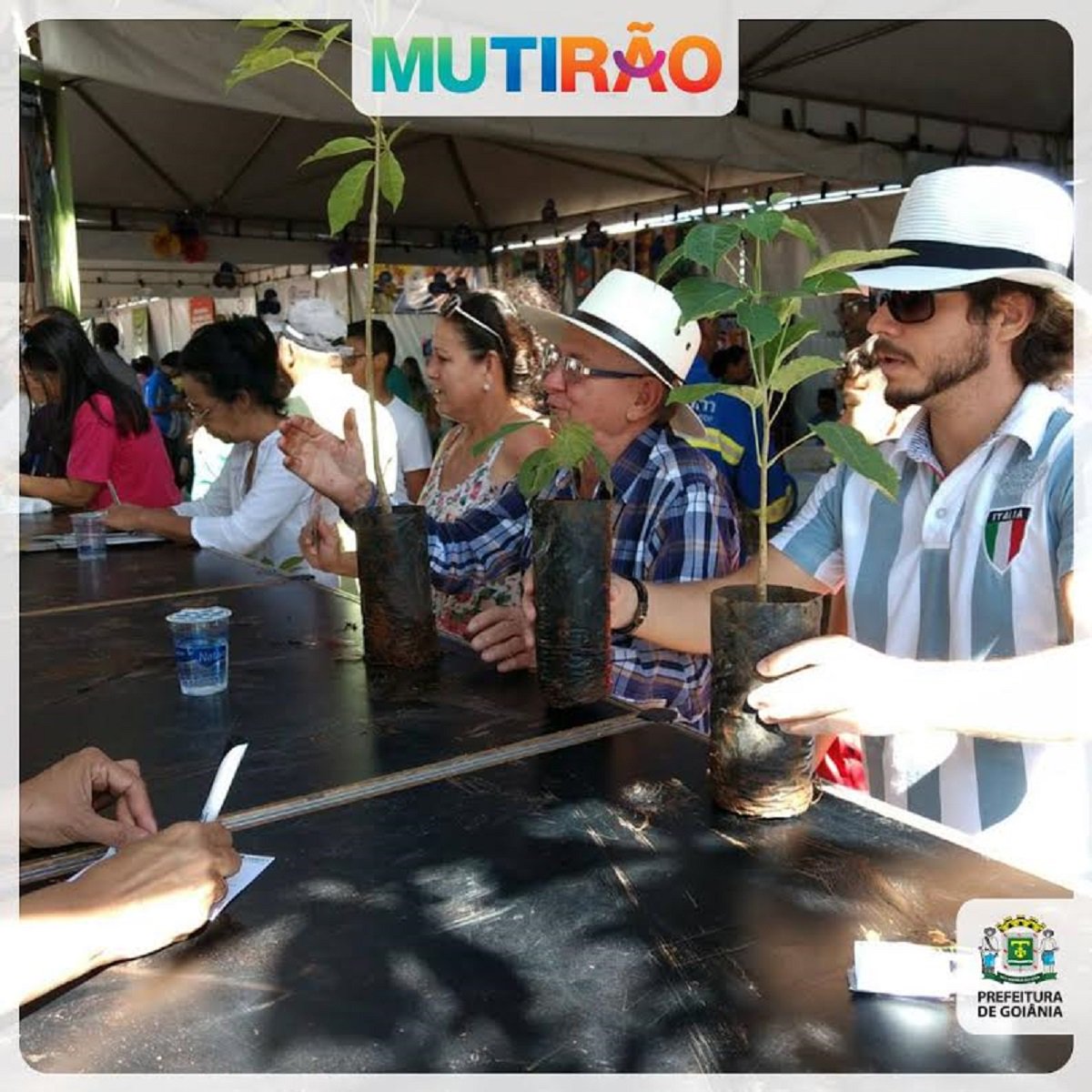 A Prefeitura de Goiânia realiza neste sábado, 24, a segunda edição do Mutirão, na Praça da Feira do Parque Atheneu. Vinte e um bairros estão sendo contemplados nesta edição do Mutirão. É grande o número de pessoas que comparece ao local, para ter acesso aos serviços oferecidos, que contemplam desde a área da saúde, jurídica, expedição de documentos e até cuidados com a beleza. O Mutirão da Prefeitura tem prosseguimento neste sábado à tarde, até 18 horas, e amanhã, 25, até o meio dia
 