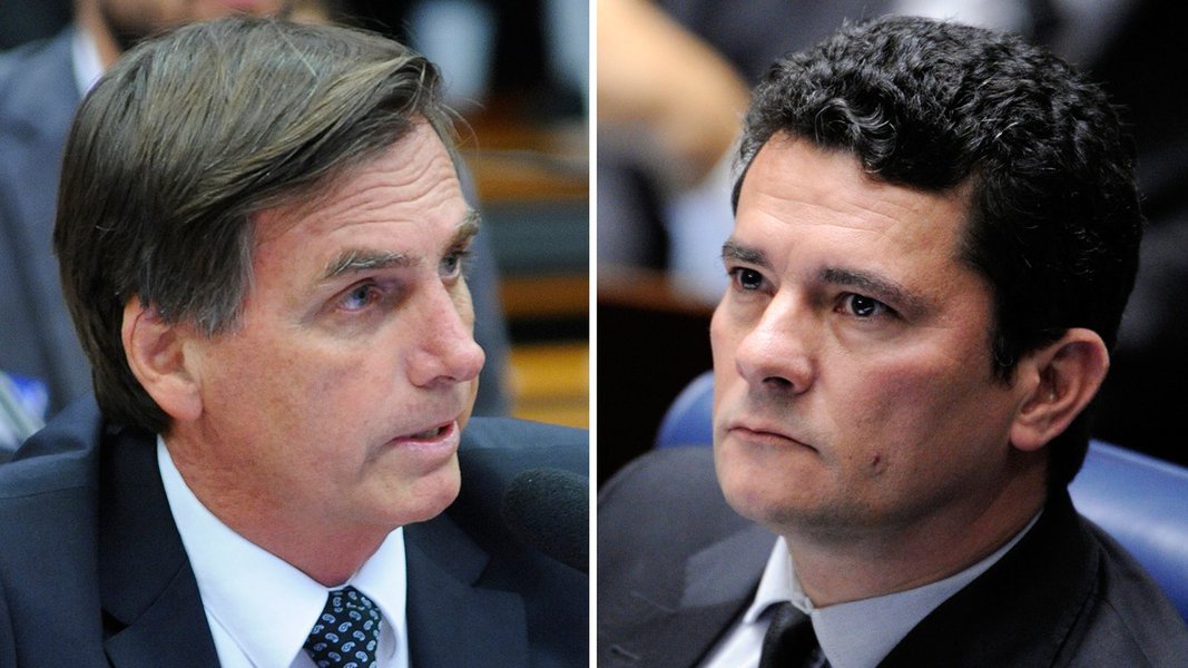 Deputado Jair Bolsonaro (PSC-RJ) ficou no vácuo nesta quinta-feira, 30, ao tentar cumprimentar o juiz federal Sérgio Moro no aeroporto de Brasília; Bolsonaro chegou a bater continência para o juiz, que não estende a mão e passa reto, evitando contato; assista 