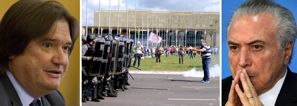 Em entrevista ao jornalista Paulo Moreira Leite, o professor Pedro Serrano, um dos maiores constitucionalistas do país, afirma que a intervenção militar pode ter consequências muito mais graves e nocivas para a democracia do que a maioria das pessoas é capaz de imaginar. "Com todas as imensas distâncias que devem ser guardadas, e mesmo reconhecendo que nem todos os fatos do dia foram esclarecidos, não custa lembrar que foi o uso distorcido do incêndio do Reichstag na Alemanha dos anos 1930 que deu a base jurídica para que a reação nazista instalasse a ditadura de Hitler", diz