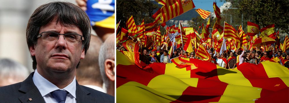 O controle direto da Espanha sobre a Catalunha entrou em vigor nesta segunda-feira, mas servidores públicos ignoraram um clamor de desobediência civil e compareceram ao trabalho e partidos separatistas concordaram com a realização de novas eleições, sinalizando a aceitação de que o governo regional foi dissolvido; o presidente catalão deposto, Carles Puigdemont, viajou à Bélgica com vários outros membros de seu gabinete demitido