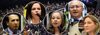 
Deputados Carlos Henrique Gaguim (PTN), Josi Nunes (PMDB), Dulce Miranda (PMDB), Lázaro Botelho (PP) e Professora Dorinha Seabra Rezende (DEM) votaram pelo arquivamento da denúncia contra Michel Temer, o mais impopular desde a redemocratização; segundo pesquisa CUT/Vox Populi, 93% dos brasileiros querem que ele seja investigado
