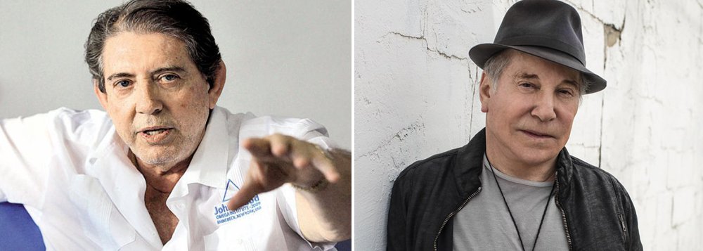 Paul Simon, que foi considerado um dos 100 maiores compositores de todos os tempos pela revista Rolling Stone, participou do ritual com todos os fiéis e chegou a dar uma palhinha para os presentes em Abadiânia