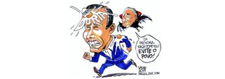 O prefeito de São Paulo, João Doria Júnior, ignorou um fato elementar ao sair às ruas de Salvador; ele é um dos principais pilares de sustentação do golpe que mantém no poder Michel Temer, personagem repudiado por 94% dos brasileiros; o ovo foi consequência; confira na charge de Latuff