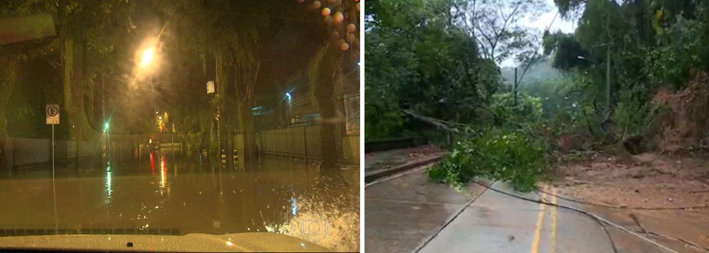 As fortes chuvas que caíram entre a noite desta segunda-feira (19) e a madrugada desta terça-feira (20) provocaram o transbordamento de um dos principais rios da zona norte da cidade do Rio de Janeiro, o Rio Maracanã; entre às 23h desta segunda-feira e às 5h desta terça-feira, foram registrados 125 milímetros de chuva na, 50% mais que o esperado para o mês de junho; o bairro amanheceu com ruas cheias de lama