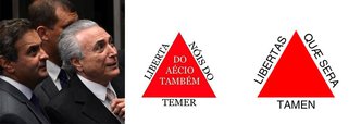 Os mineiros não querem mais a "liberdade, ainda que tardia"; eles gritam agora para se livrar de Aécio Neves e Michel Temer, a dupla que rebaixou o Brasil a um país corrupto, sem instituições e escravocrata