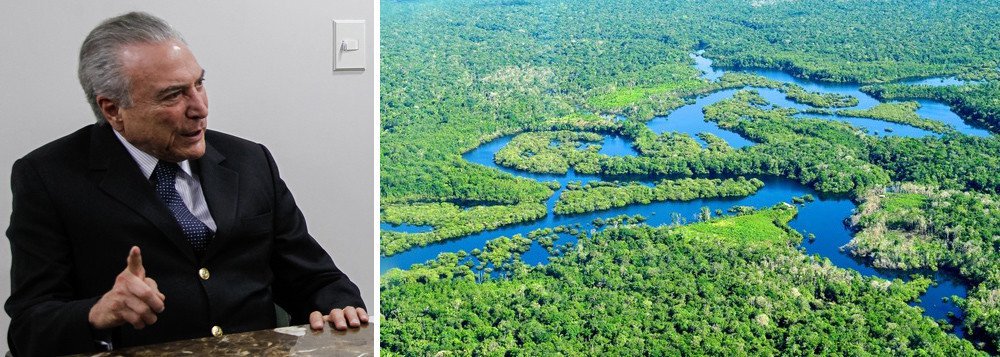 Matéria publicada nesta quarta-feira (31) pelo jornal francês Le Monde fala sobre a decisão da Justiça brasileira em suspender a exploração mineral na Amazônia; diário informa que a reserva ambiental "do tamanho da Dinamarca" tem ouro, ferro, cobre e magnésio em seu território e somente empresas públicas tinham autorização para explorar minérios na região até o momento; Le Monde sentencia: "Uma verdadeira mina de ouro que acabou entrando nas negociações políticas do presidente para se manter no poder apesar das denúncias de corrupção"