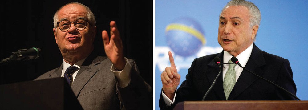 Próximo do peemedebista, o jornalista que chegou a liderar o movimento 'Fica, Temer' e até o teria convencido a ficar na presidência chama de "patranha" o argumento do Planalto de que Temer não conheceria o dono do jato que voou para Comandatuba em 2011; "Temer não entra em avião sem saber quem é o dono", lembra Elio Gaspari, que chama Temer de 'arrogante' por achar que "faz o que quer"