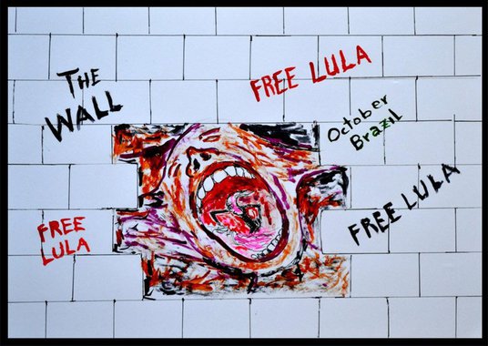 Precisamos que você exija em São Paulo no 9 de outubro, na Allianz Parque, pela liberdade de Lula, que você derrube aquele muro da mídia que procura tornar indivisível a prisão de Lula, faça-lo com sua distintiva indignação política. Lula é o único que pode nos tirar dessa estagnação econômica, dessa violação da soberania nacional