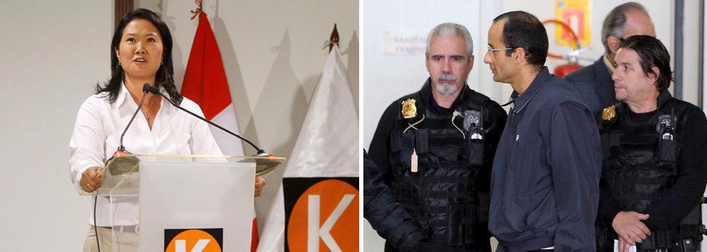 Ministério Público (MP) do Peru confirmou que uma nota do empresário Marcelo Odebrecht envolve a candidata derrotada nas últimas eleições presidenciais peruanas, Keiko Fujimori, no caso das doações supostamente entregues pela construtora brasileira a candidatos presidenciais; a nota, encontrada no telefone celular de Marcelo Odebrecht, ex-presidente da construtora, já está em posse dos procuradores peruanos para ser incorporada às investigações4