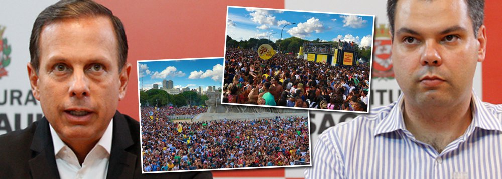 Gestão do prefeito João Doria (PSDB), defendido como o "novo" PSDB por Fernando Henrique Cardoso, direcionou a concorrência pelo patrocínio do Carnaval de rua para que a proposta da Ambev vencesse a licitação; informação aparece em áudio de reunião da secretaria municipal de Cultura, no dia 17 de fevereiro, da qual participaram o secretário de Governo, Julio Semeghini, e o da Cultura, André Sturm; no encontro, divulgado pela rádio CBN, há o comentário que o vice-prefeito Bruno Covas (PSDB) orientou os integrantes da Ambev e da Dream Factory a alterar os itens da planilha da proposta para justificar despesas de R$ 15 milhões