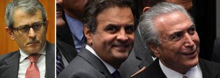 Jornal Folha de S. Paulo criticou nesta quarta-feira, 14, o acordo que está sendo costurado no Congresso para salvar o mandato de Michel Temer, prestes a ser denunciado por corrupção, organização criminosa e obstrução da Justiça, bem como evitar a cassação do senador afastado Aécio Neves (PSDB-MG), que já denunciado por corrupção e obstrução da Justiça; "Entre o pragmatismo e o medo do incerto, o PSDB se equilibra sobre a amurada da nau combalida do governo, enquanto avalia se a vitória na Justiça Eleitoral deu a Temer força suficiente para se manter à tona até 2018", dia a Folha 