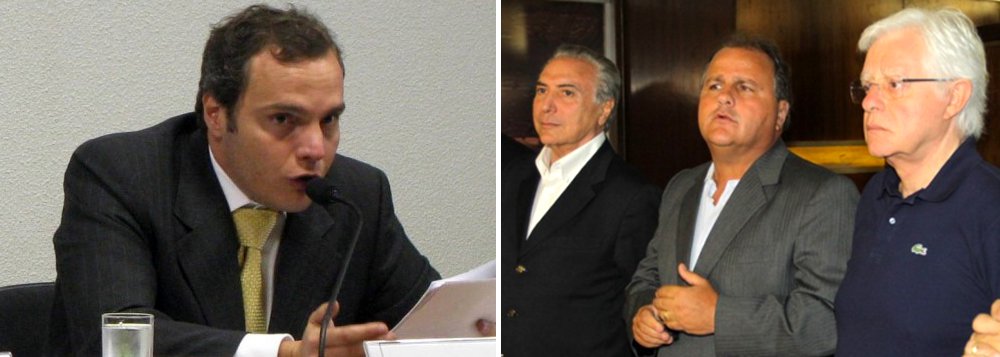 Em depoimento à Polícia Federal, o corretor financeiro Lúcio Funaro afirmou que recebeu orientação de Michel Temer para arrecadar propina em operações no FI-FGTS; Funaro disse que pagou uma "comissão" ao ministro Moreira Franco, um dos principais aliados de Temer; doleiro revelou também que pagou, em espécie, R$ 20 milhões para o ex-ministro Geddel Vieira Lima, em "comissões" por liberações de crédito a empresas do grupo J&amp;F; Geddel era então vice-presidente de pessoa jurídica da Caixa Econômica e o grupo J&amp;F, segundo Funaro, "tinha interesse em obter linhas de créditos junto a esta instituição"; 