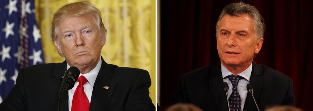 Presidente americano comentou a situação do país governado por Nicolás Maduro durante a visita do presidente argentino, Maurício Macri, à Casa Branca. Esta não é a primeira vez que o republicano fala sobre a Venezuela, com quem tem uma relação complicada desde o início do governo; Trump declarou estar "muito triste" com a situação do país e que espera o "desenrolar da crise"; declarações de Trump repercutem a decisão do governo da Venezuela em iniciar o processo de retirada da Organização dos Estados Americanos (OEA), em meio a uma onda de protestos que já deixou quase 30 mortos em menos de um mês