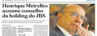 "Sabe aquelas consultorias que que, por não terem papéis suficientes para se comprovarem, foram taxadas de 'propina' pelo Dr. Moro e seus pares?Bom, agora é o senhor Ministro Henrique Meirelles que – ai, se a mídia fosse séria! – é quem confessa que recebeu de Joesley Batista e família a bagatela de R$ 180 milhões para presidir um conselho – que, nas palavras da nota oficial do Ministério da Fazenda, 'nunca se reuniu'", escreve o jornalista Fernando Brito, editor o Tijolaço
