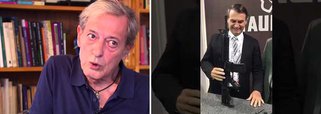 O colunista José Simão ironizou as recentes declarações do agora presidenciável Jair Bolsonaro, que defendeu  a liberação da compra de armas no Brasil: "Minha Pistola, Minha Vida! Bolsa Tresoitão!"