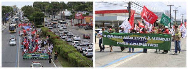 Cerca de 150 manifestantes, entre sindicalistas, representantes de movimentos sociais e estudantes participaram, nesta terça-feira (3), de ato público contra medidas adotadas pelo governo Michel Temer (PMDB); o movimento faz parte de uma ação nacional contra o "desmonte proposto pelo governo federal"; objetivo é denunciar, reivindicar e mobilizar a sociedade, além dos deputados e senadores que são responsáveis pelas votações